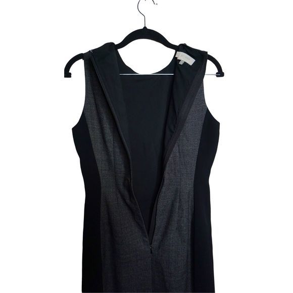 Hobbs London Women's Black & Gray Color Block‎ Shift Wool Dress US 4 UK 8 - Picture 3 of 7